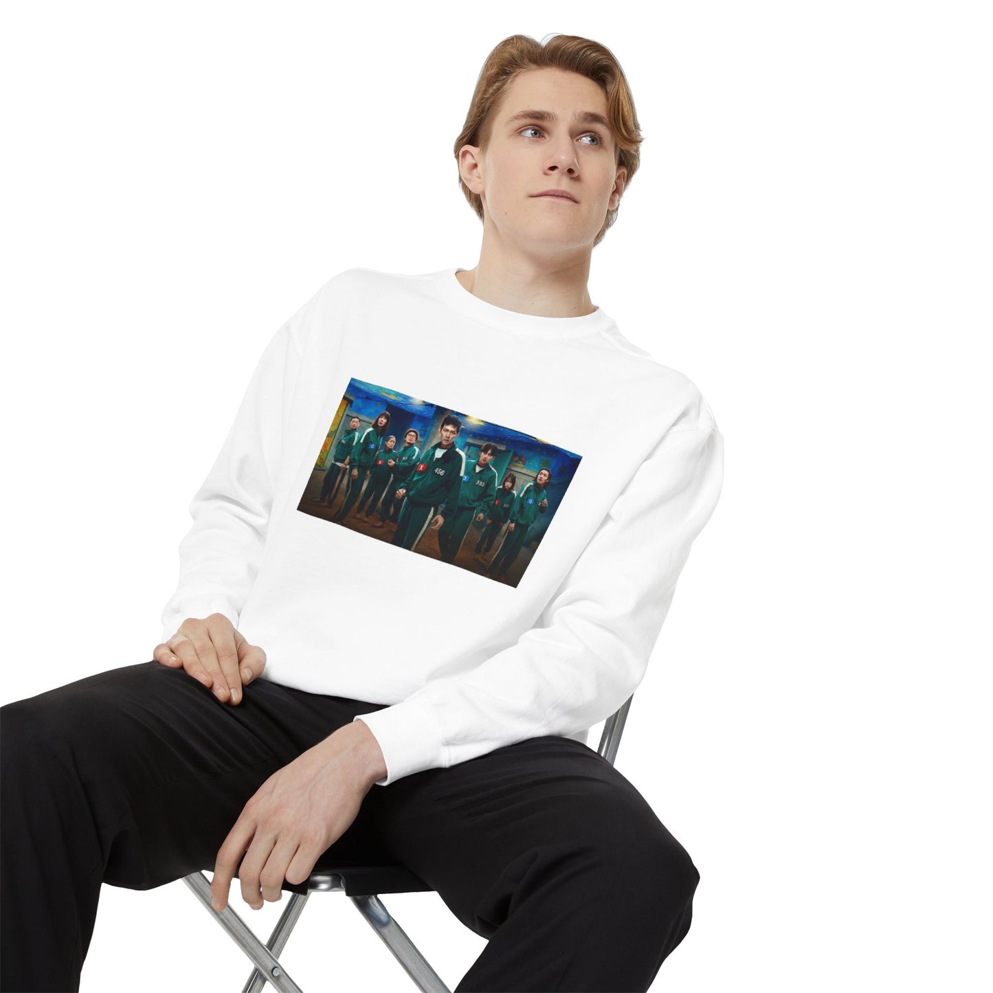 Squid Game Season 3 White Sweatshirt – The Calm Before the Chaos