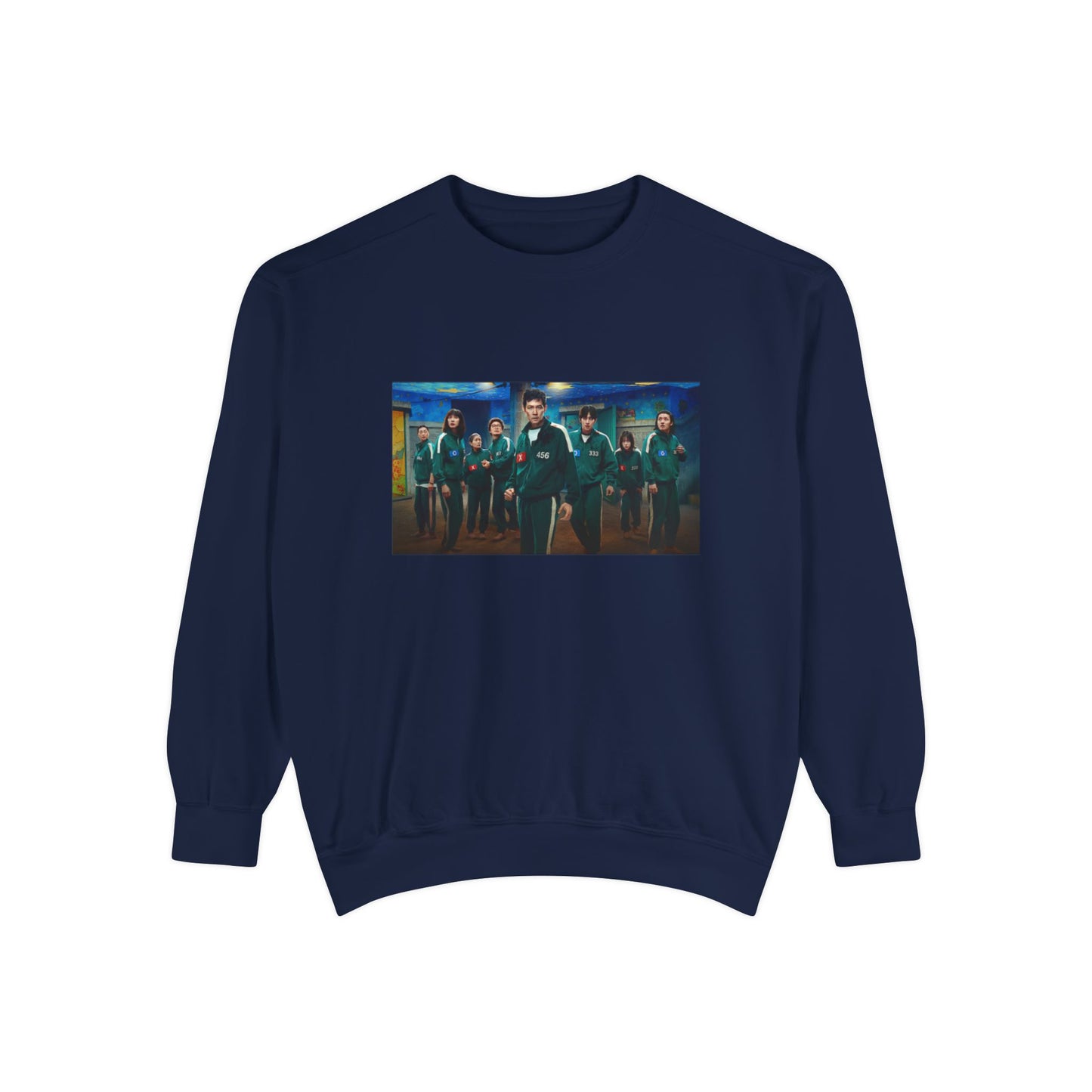 Squid Game Season 3 Navy Blue Sweatshirt – Loyalty in the Shadows