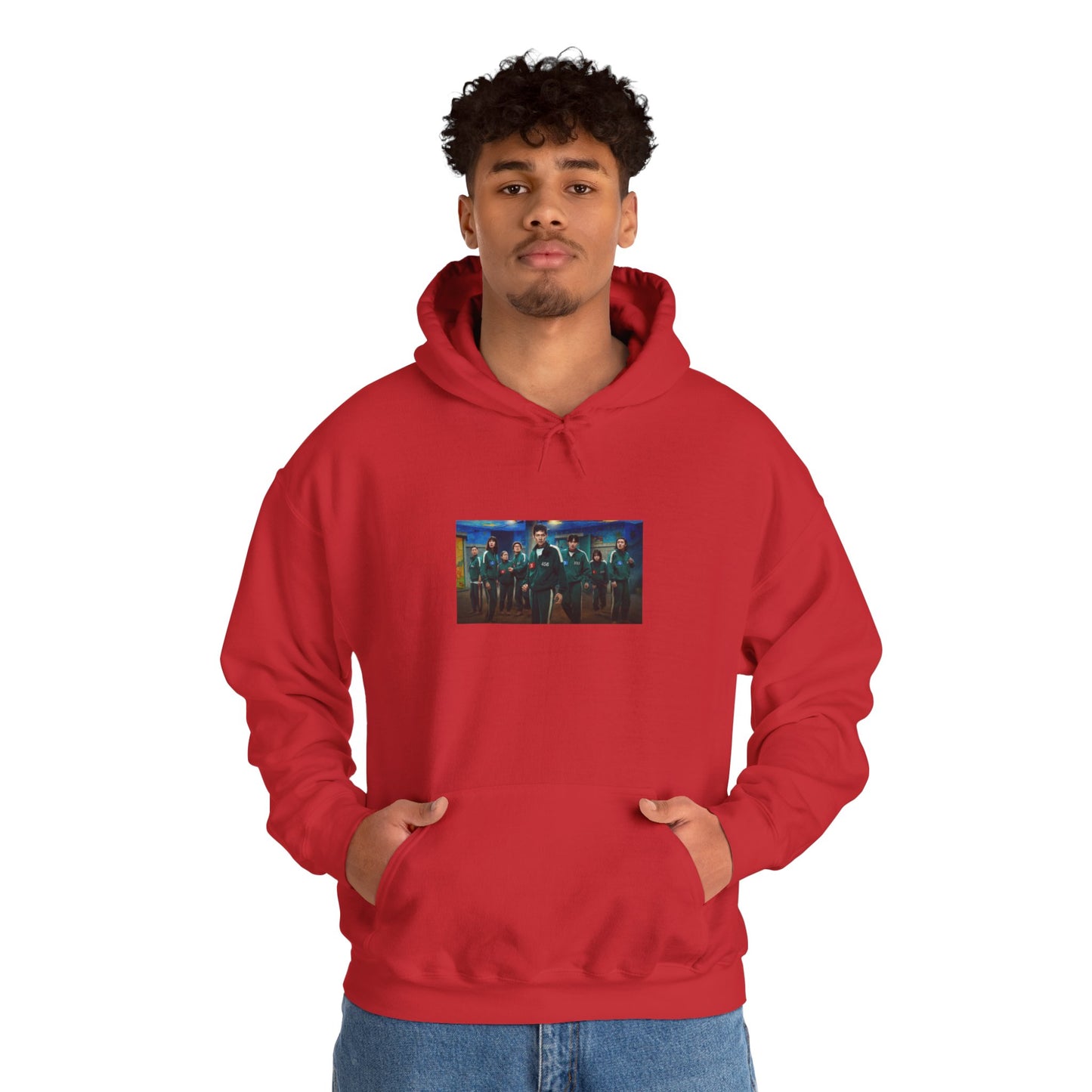Squid Game Season 3 Red Hoodie – Fear the Color of Elimination