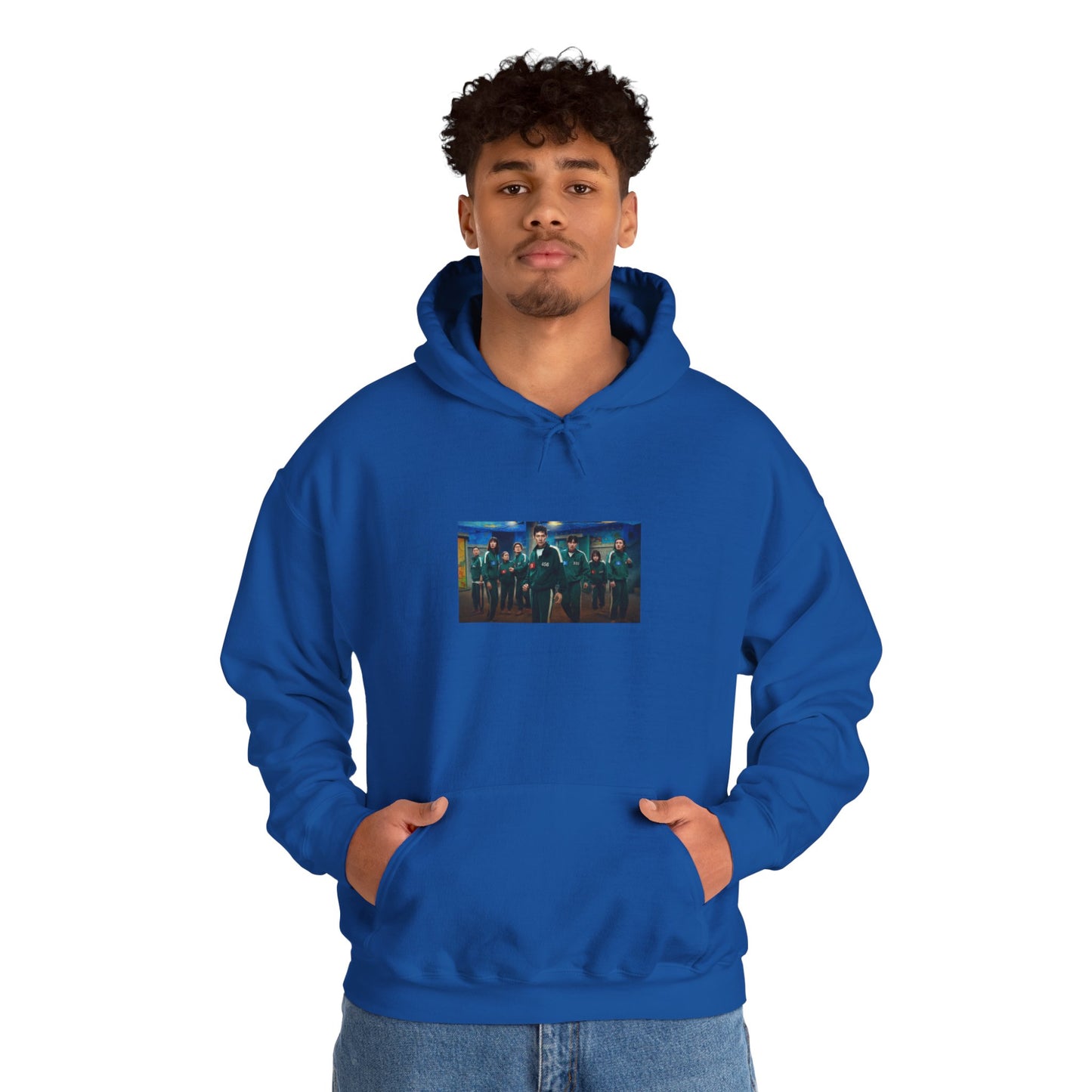 Squid Game Season 3 Blue Hoodie – Strategy Runs Cold