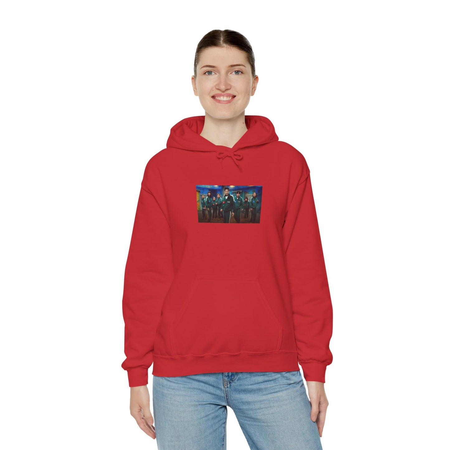 Squid Game Season 3 Red Hoodie – Fear the Color of Elimination