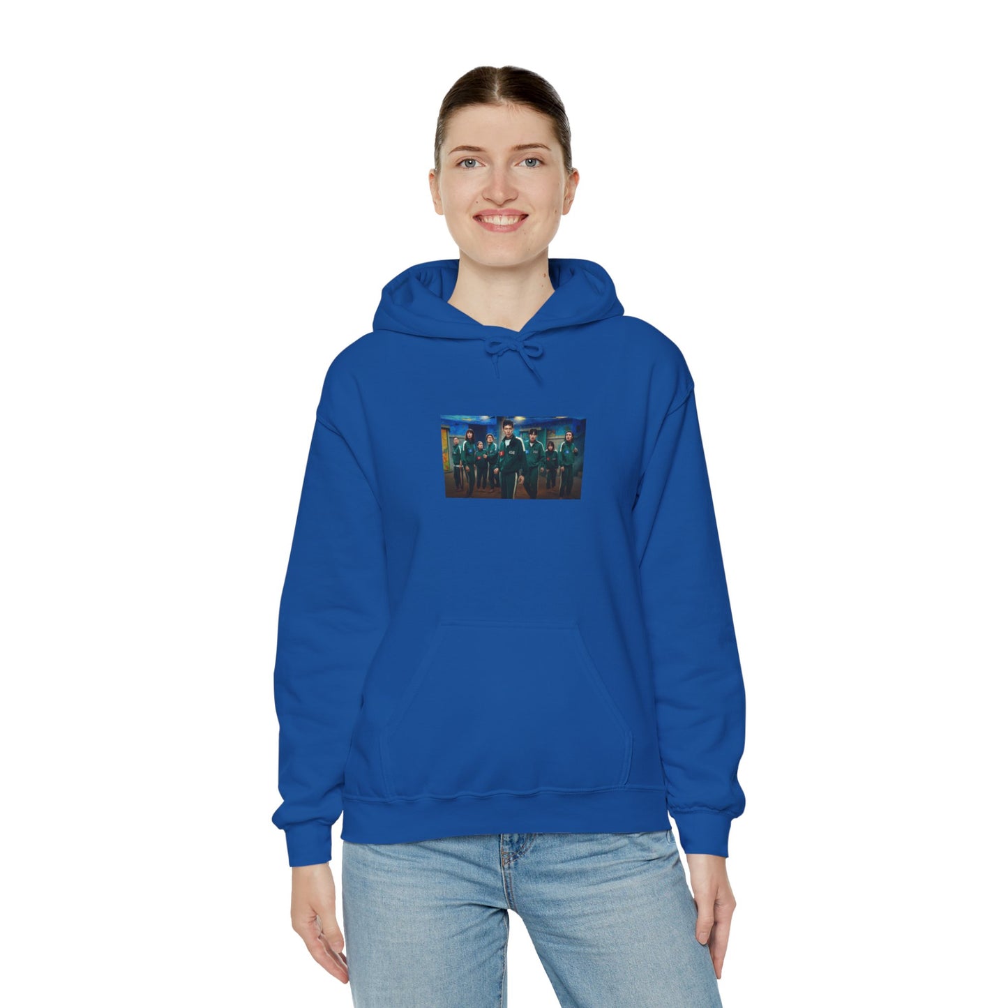 Squid Game Season 3 Blue Hoodie – Strategy Runs Cold