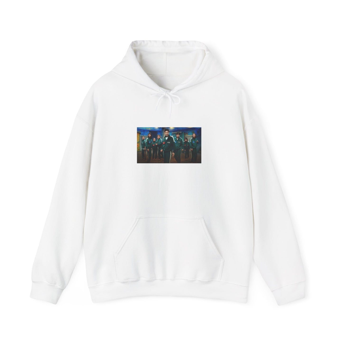 Squid Game Season 3 White Hoodie – Join the Game in Comfort