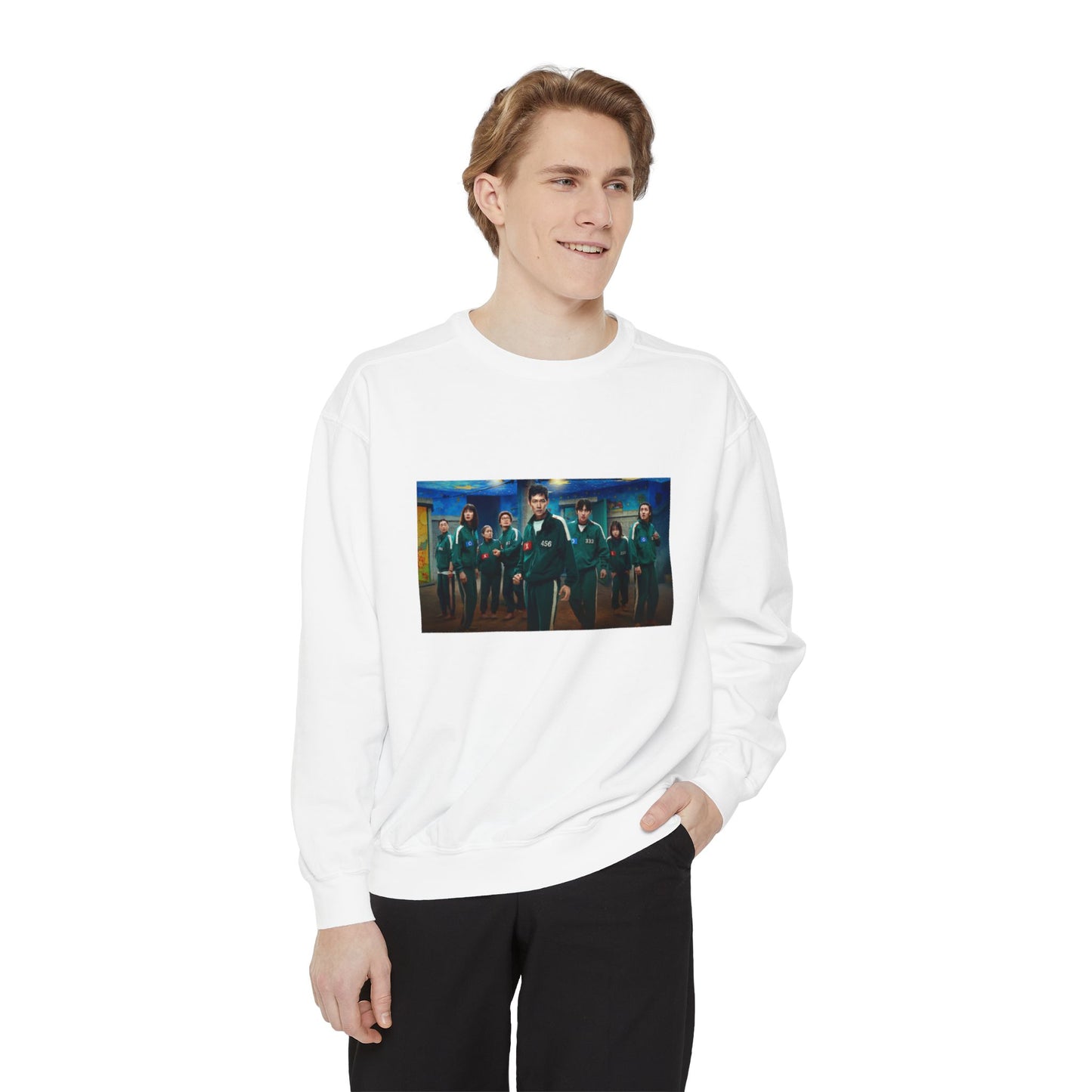 Squid Game Season 3 White Sweatshirt – The Calm Before the Chaos