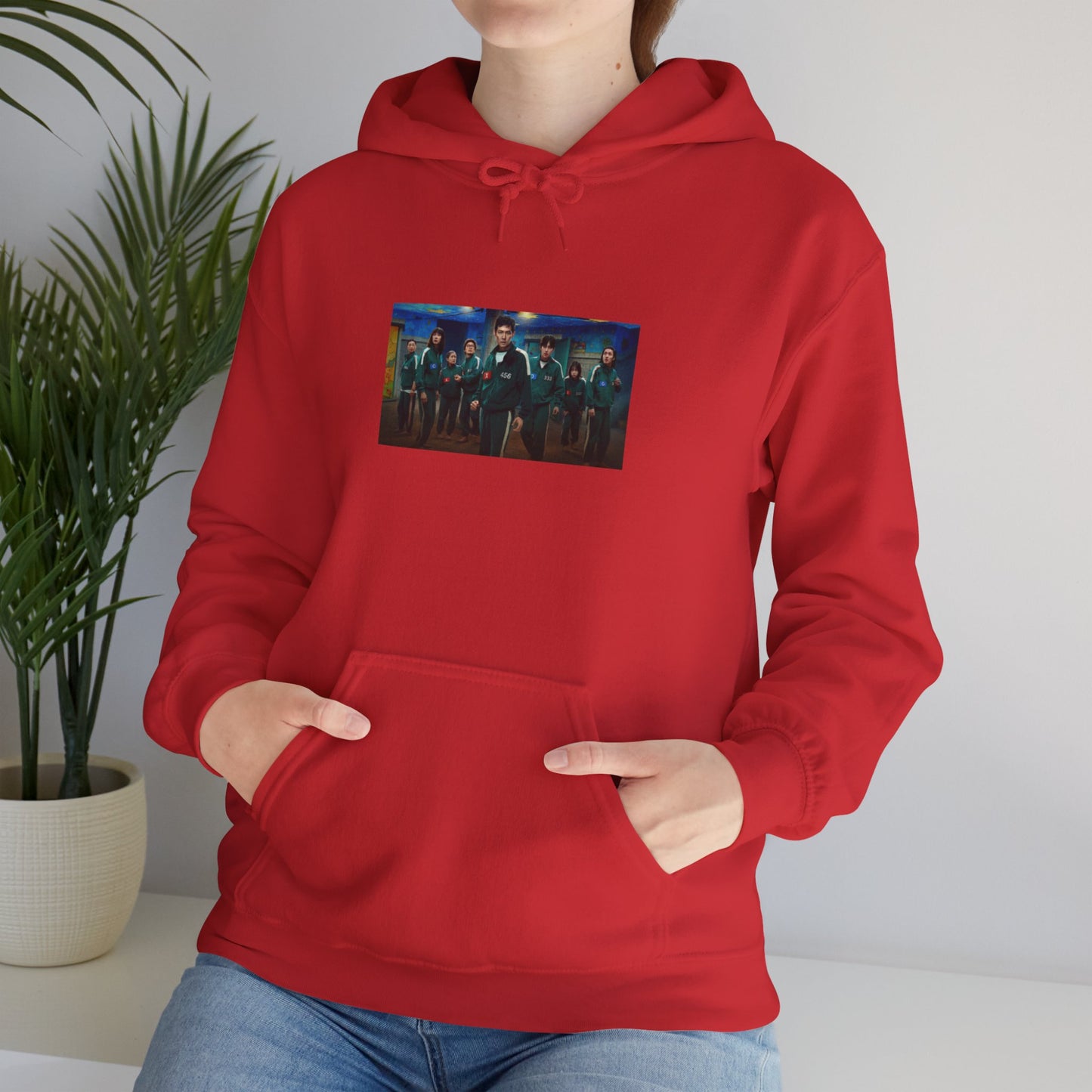 Squid Game Season 3 Red Hoodie – Fear the Color of Elimination