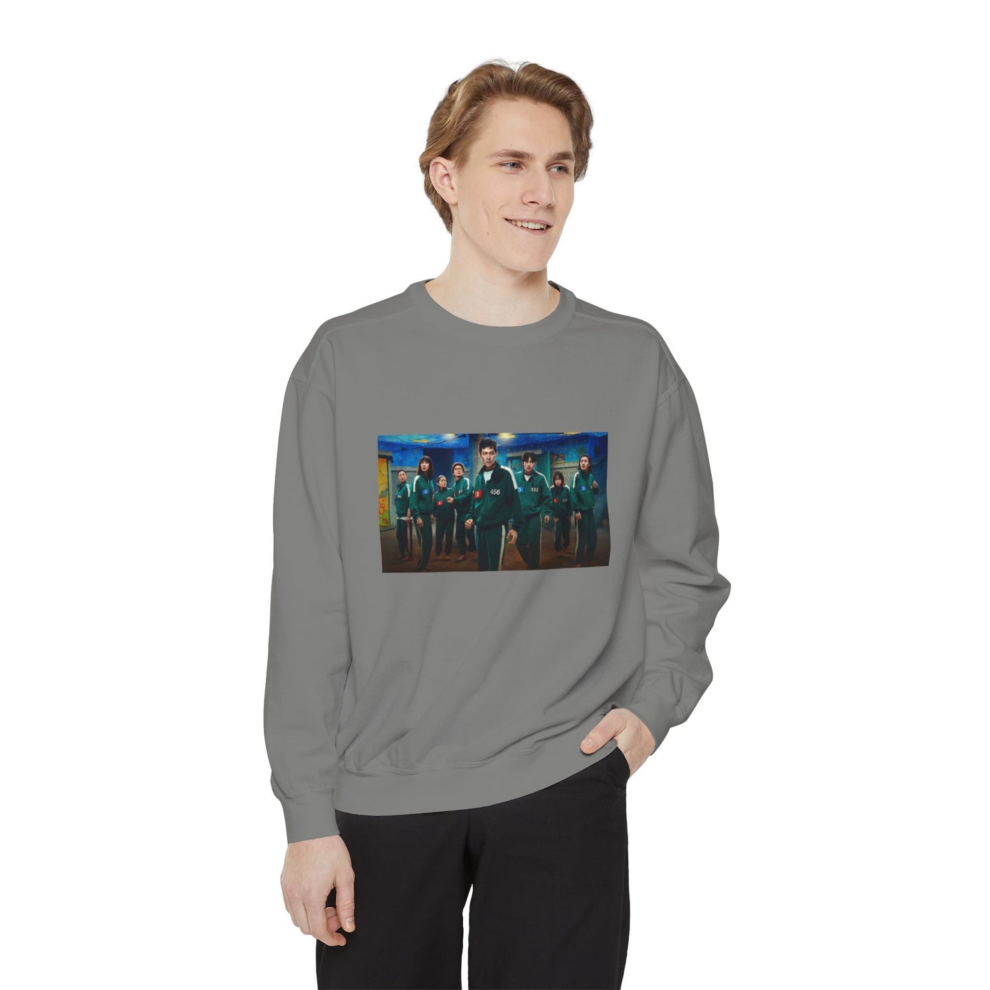 Squid Game Season 3 Dark Grey Sweatshirt – Shadows of Survival