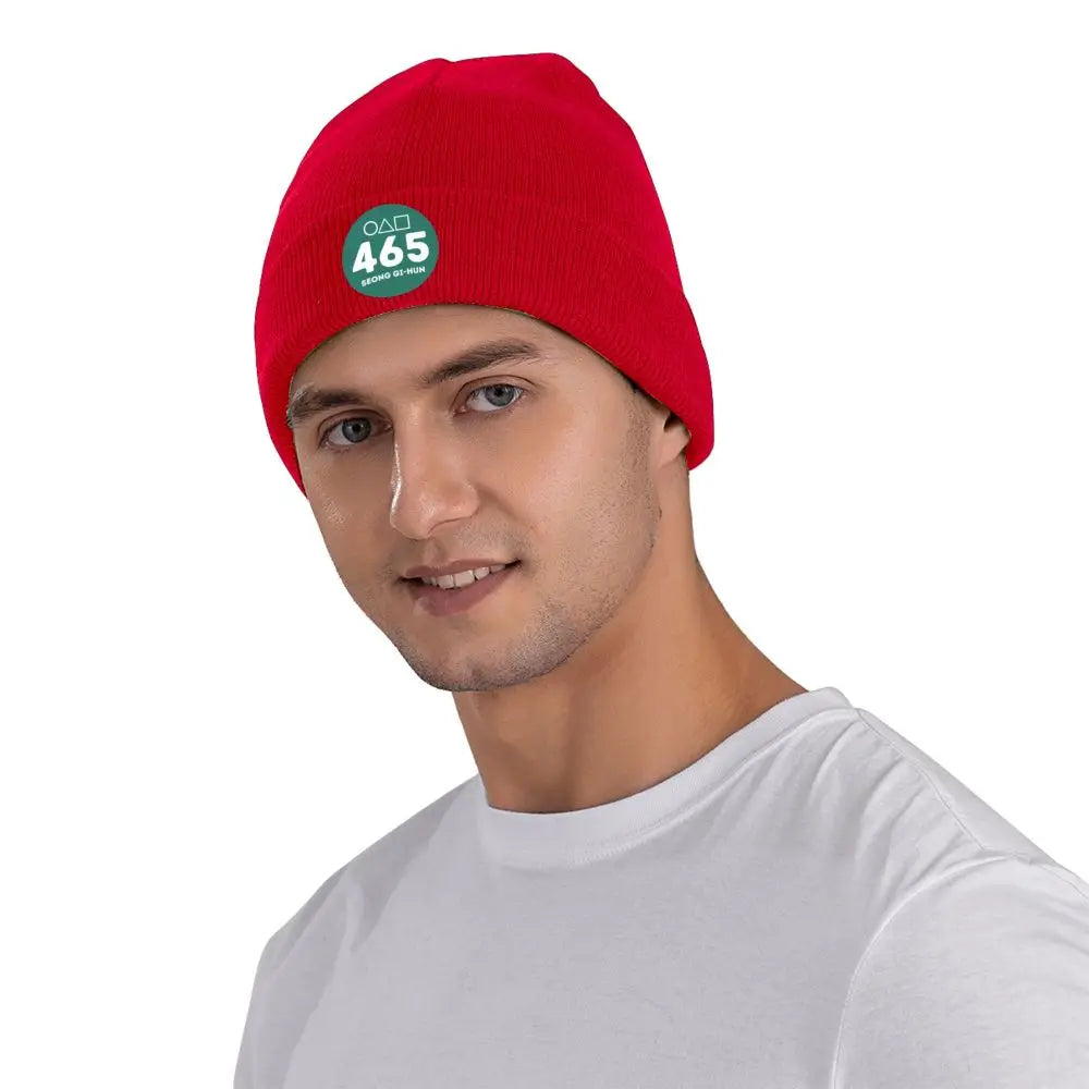 Player 456 Seong Gi-hun Beanie Squid Game Red