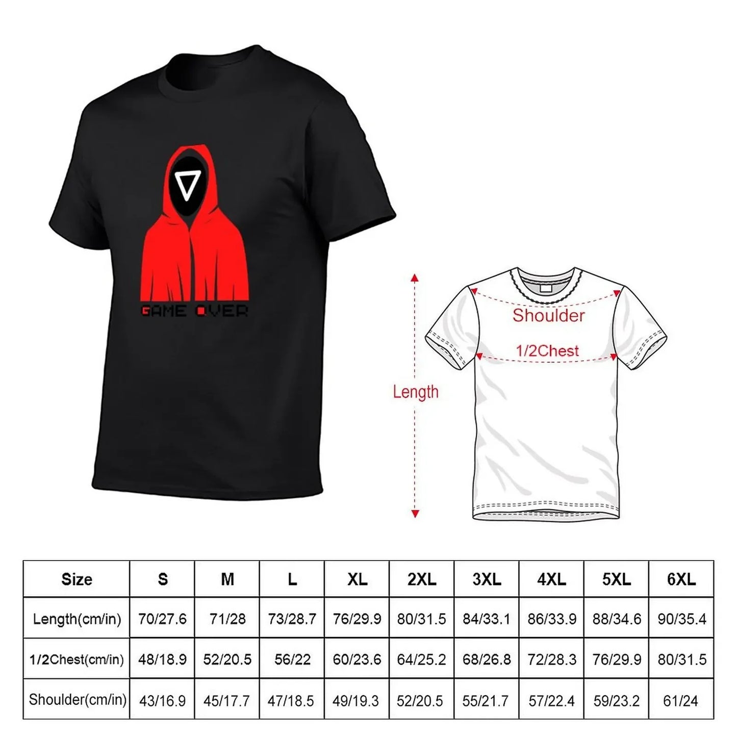 Squid Game Guard T-Shirt - Purple Game Over Edition