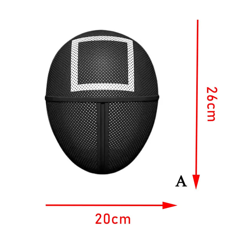 LED Squid Game Mask – Square Guard