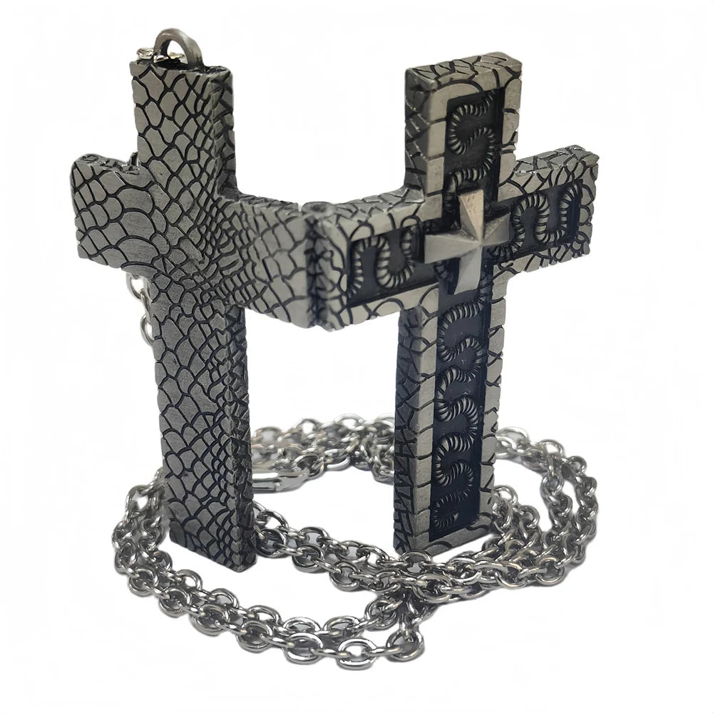Player 230 Thanos Squid Game Cross Necklace