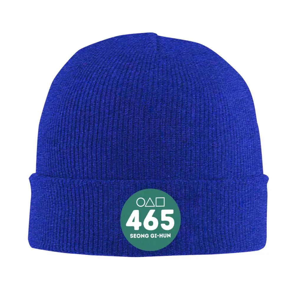 Player 456 Seong Gi-hun Beanie Squid Game Blue