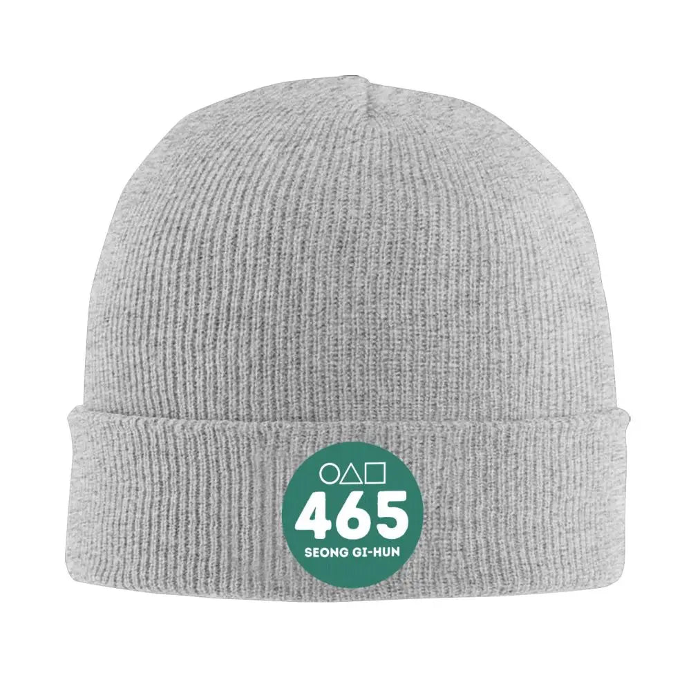Player 456 Seong Gi-hun Beanie Squid Game Gray