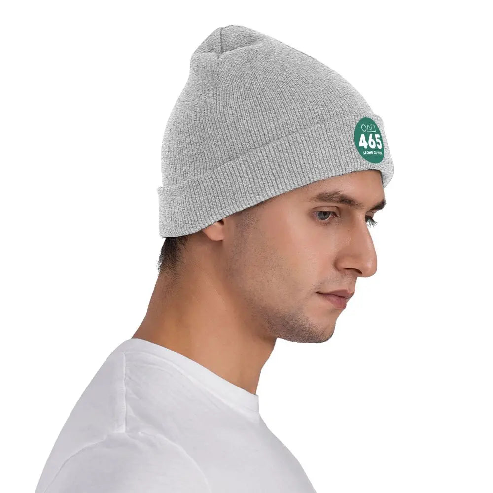 Player 456 Seong Gi-hun Beanie Squid Game Gray