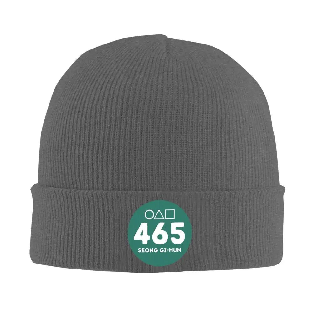 Player 456 Seong Gi-hun Beanie Squid Game Dark Grey