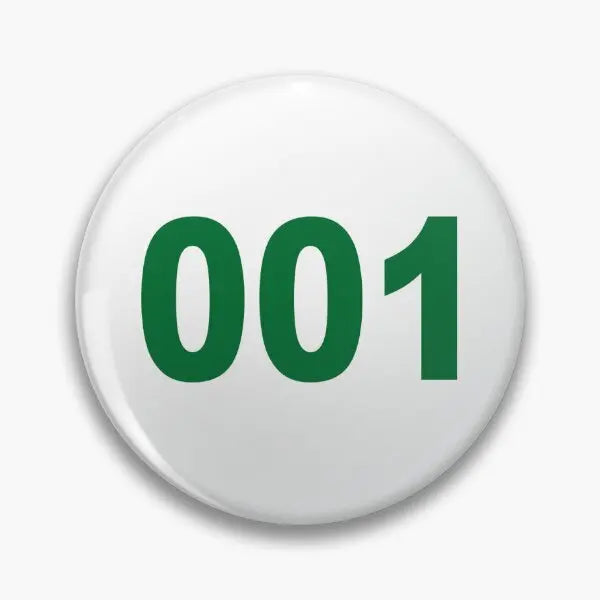 Player 001 Button Pin – Oh Il-nam Squid Game Season 1