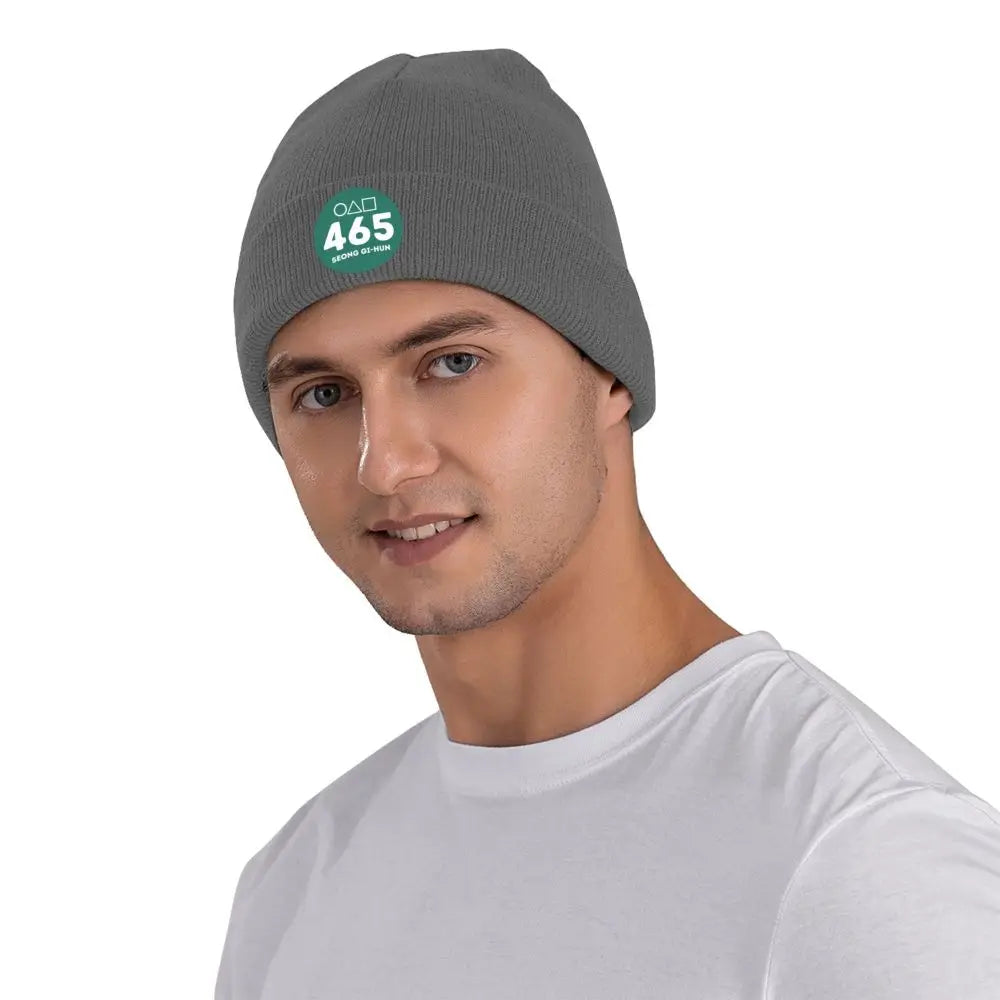 Player 456 Seong Gi-hun Beanie Squid Game Dark Grey