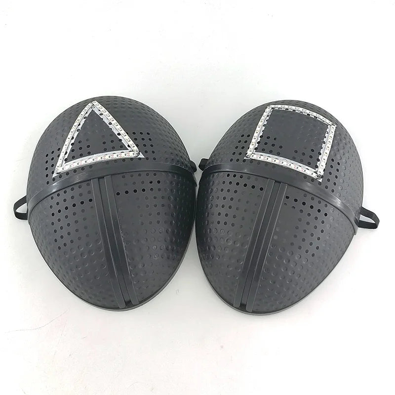 LED Squid Game Mask – Triangle Guard