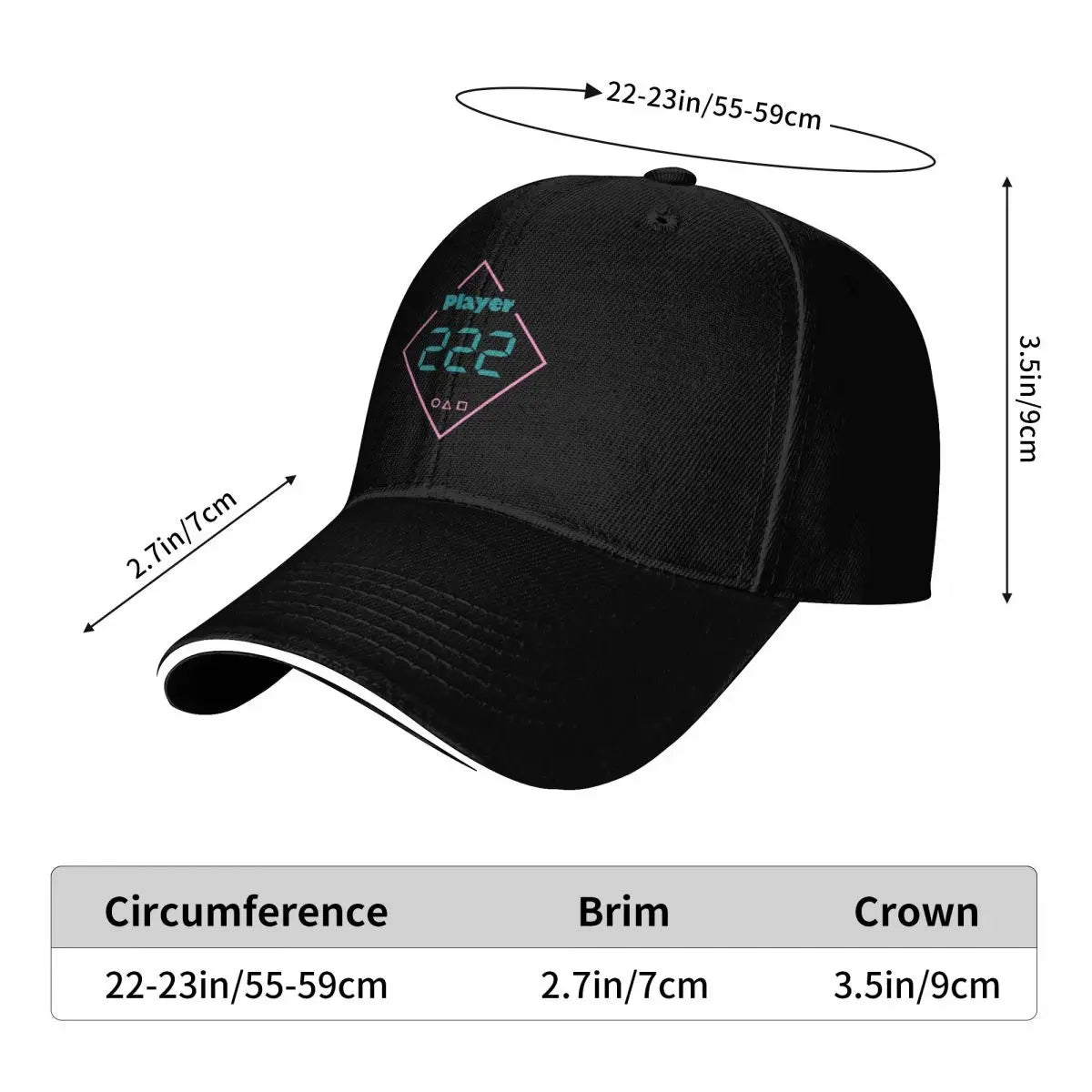 Player 222 Kim Jun-hee Cap Squid Game Beige