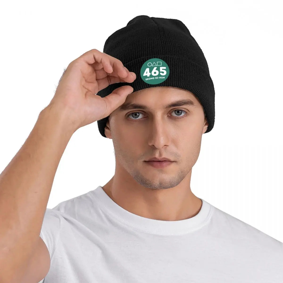 Player 456 Seong Gi-hun Beanie Squid Game Black