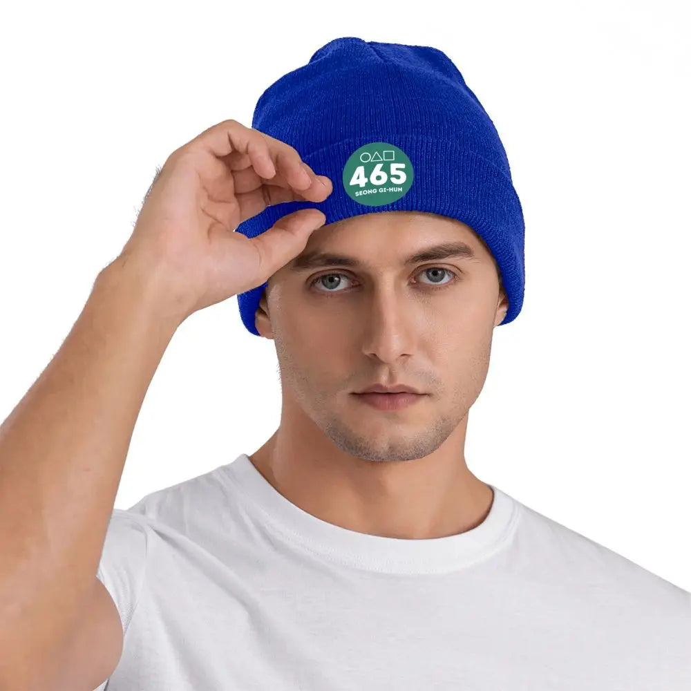 Player 456 Seong Gi-hun Beanie Squid Game Blue
