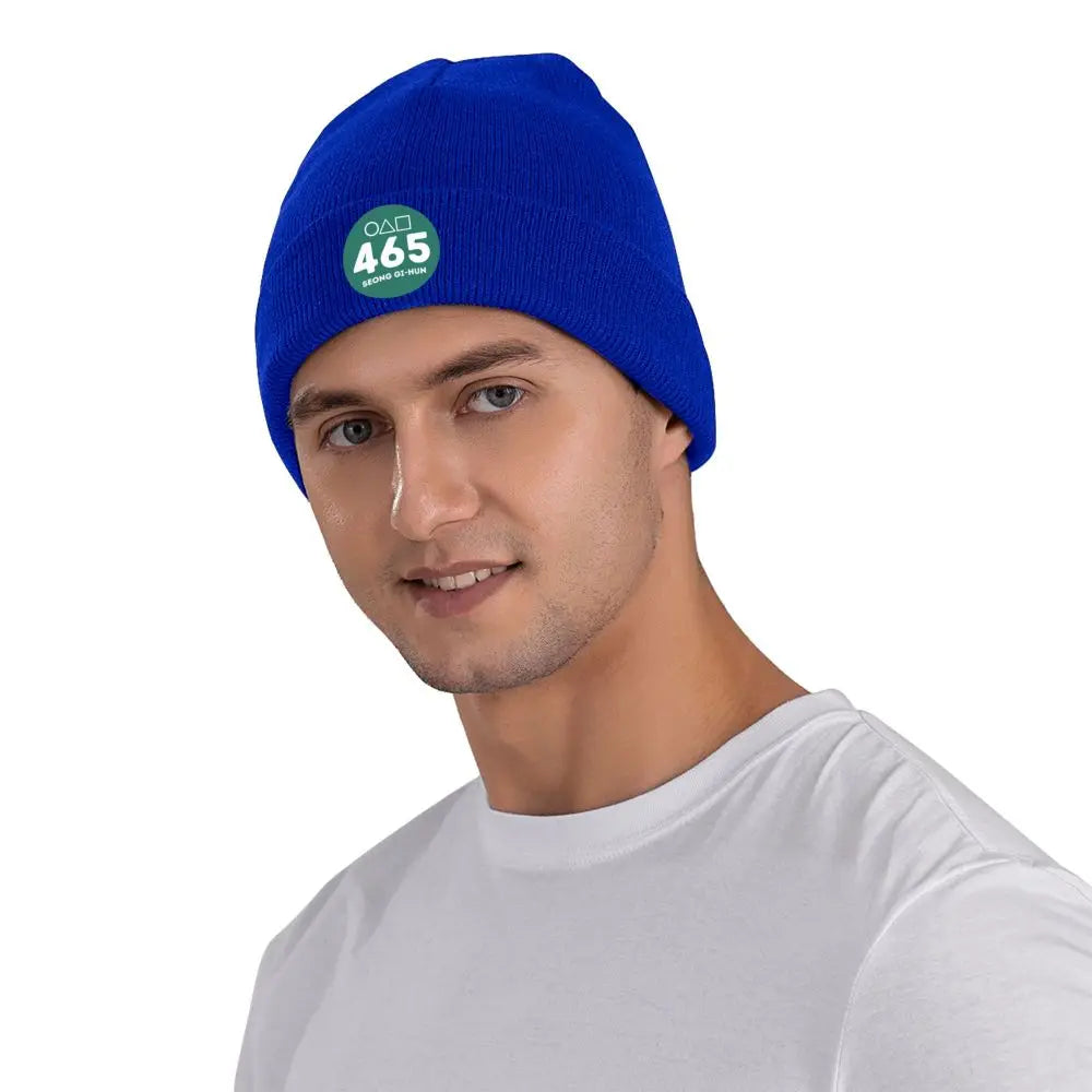 Player 456 Seong Gi-hun Beanie Squid Game Blue