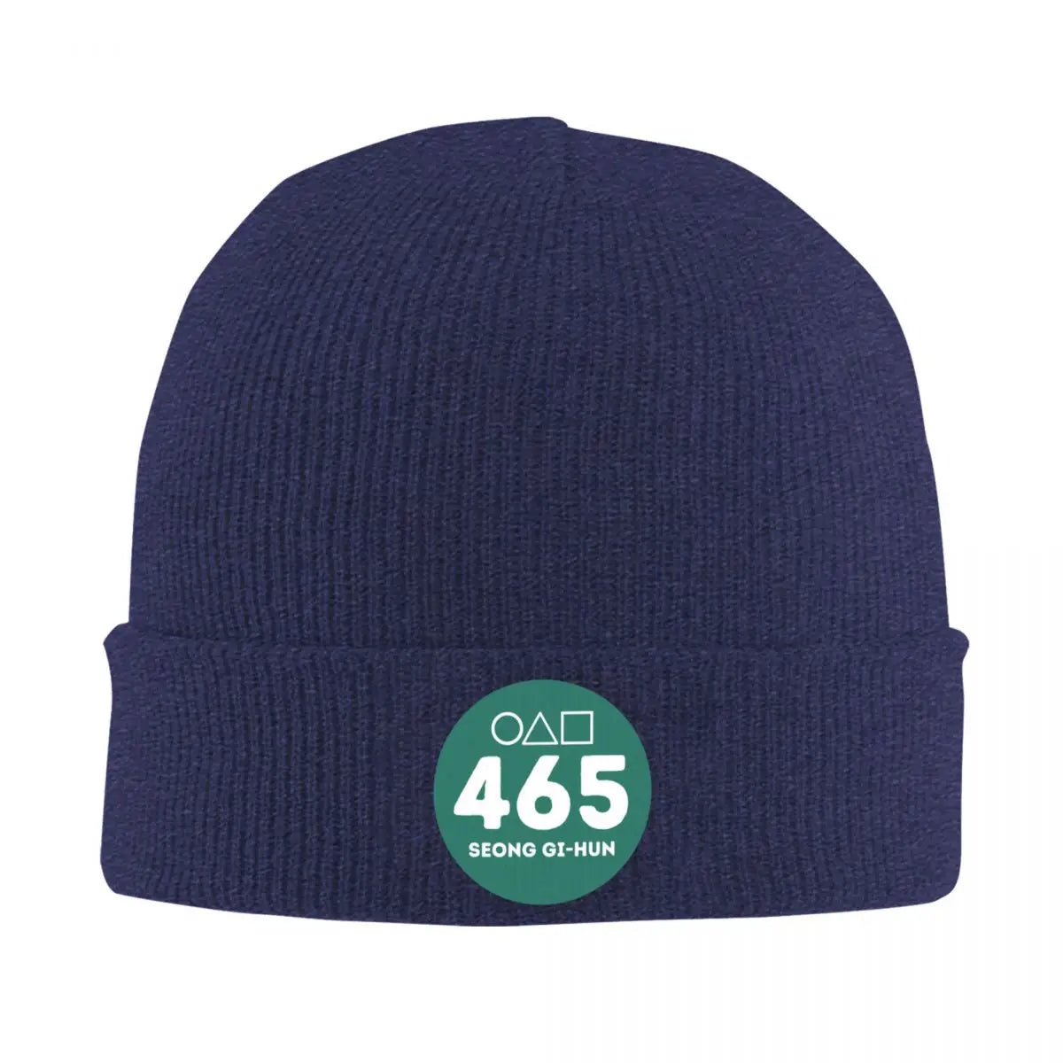 Player 456 Seong Gi-hun Beanie Squid Game Navy Blue