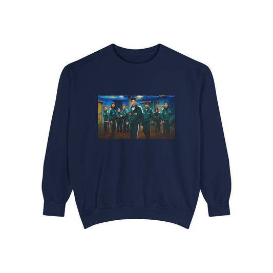 Squid Game Season 3 Navy Blue Sweatshirt – Loyalty in the Shadows