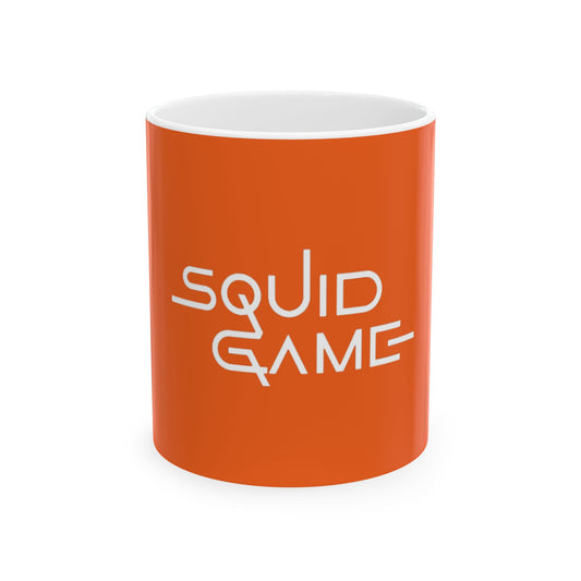 Orange Squid Game Mug – Start Your Day Like a Survivor