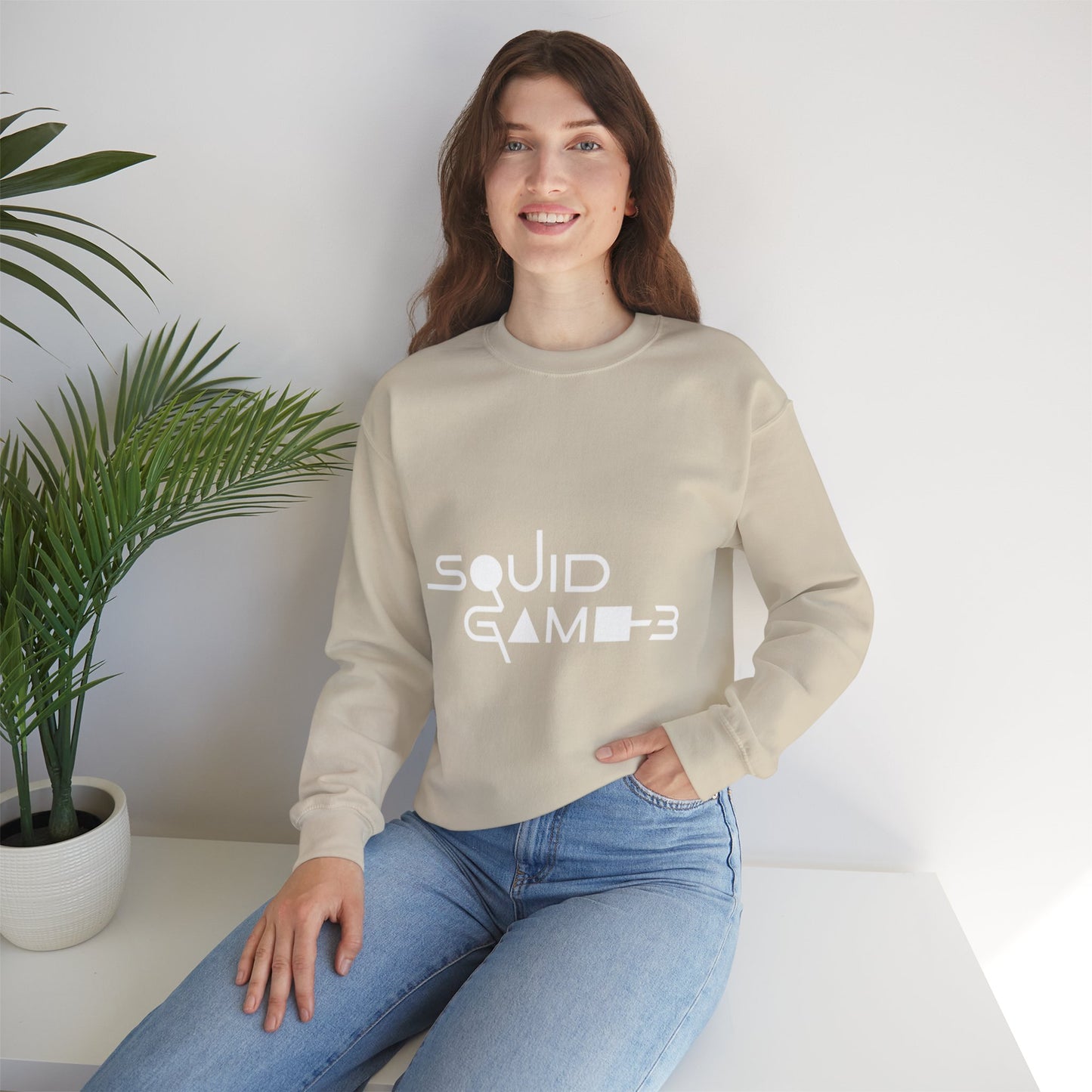 Squid Game 3 Sweatshirt Beige