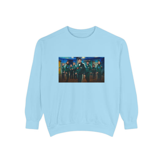 Squid Game Season 3 Sky Blue Sweatshirt – Calm Before the Collapse