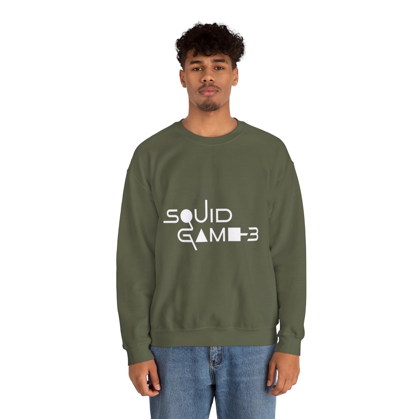Squid Game 3 Sweatshirt Army Green