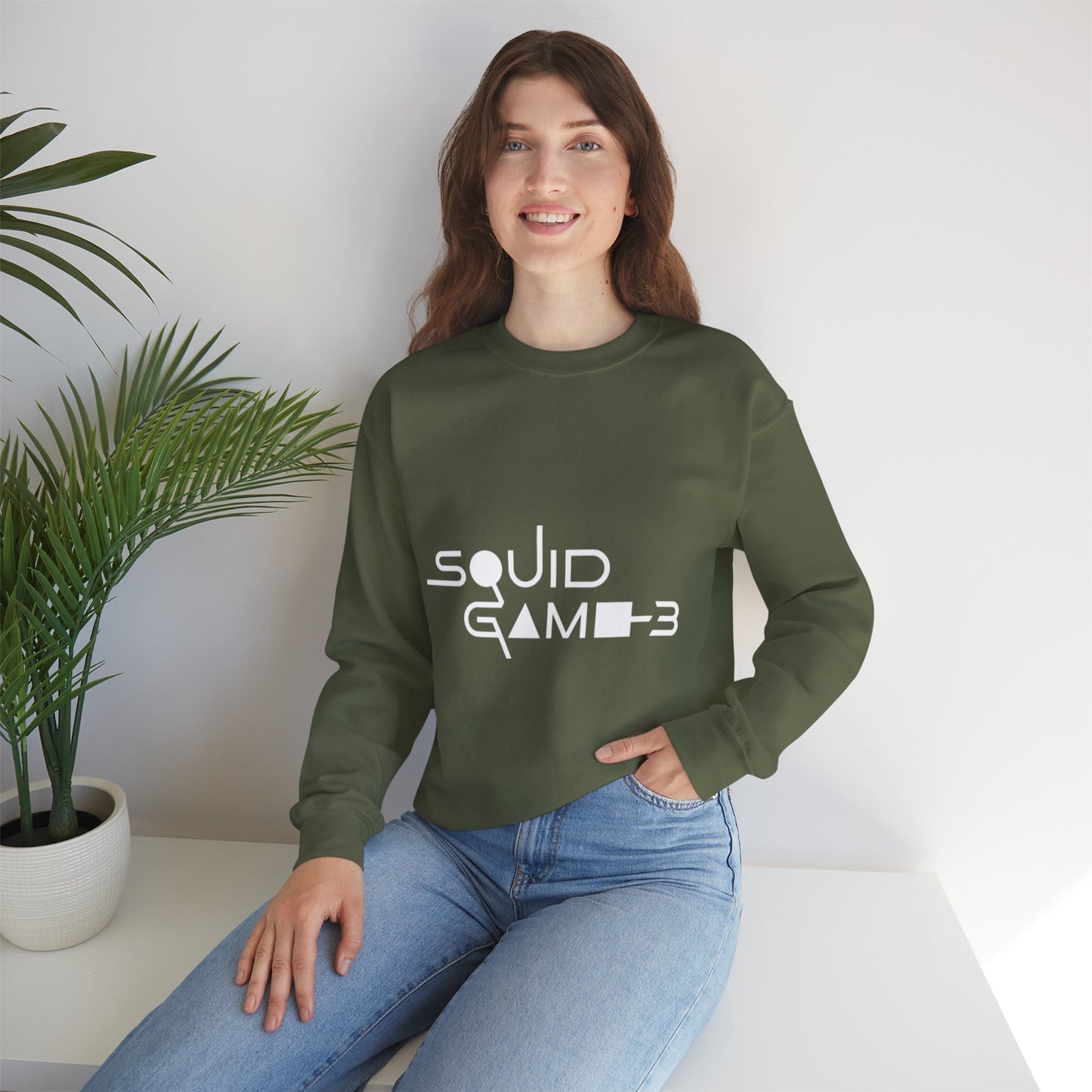 Squid Game 3 Sweatshirt Army Green