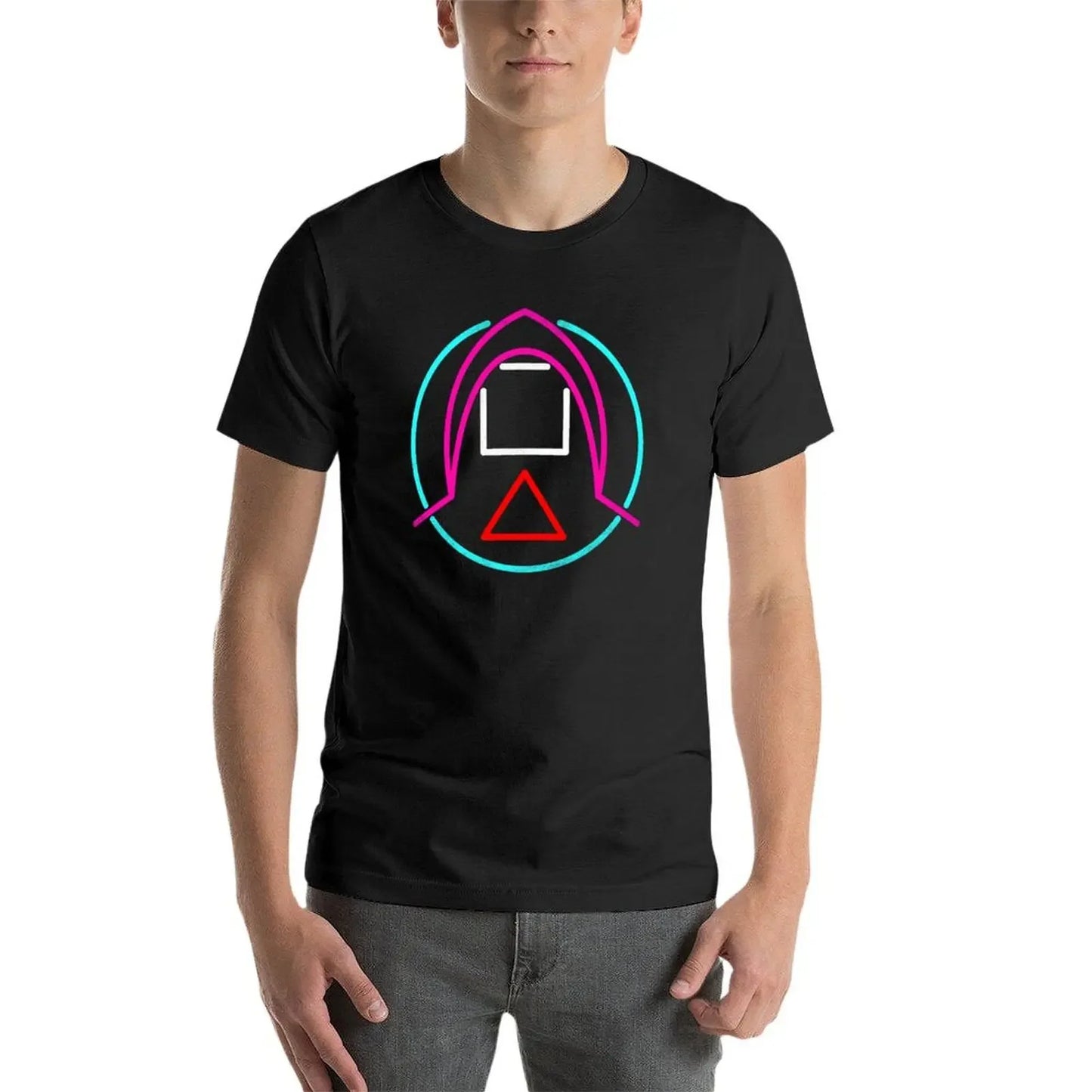 Gray Squid Game Guard T-Shirt