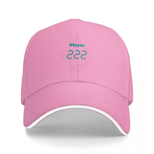 Player 222 Kim Jun-hee Cap Squid Game Pink