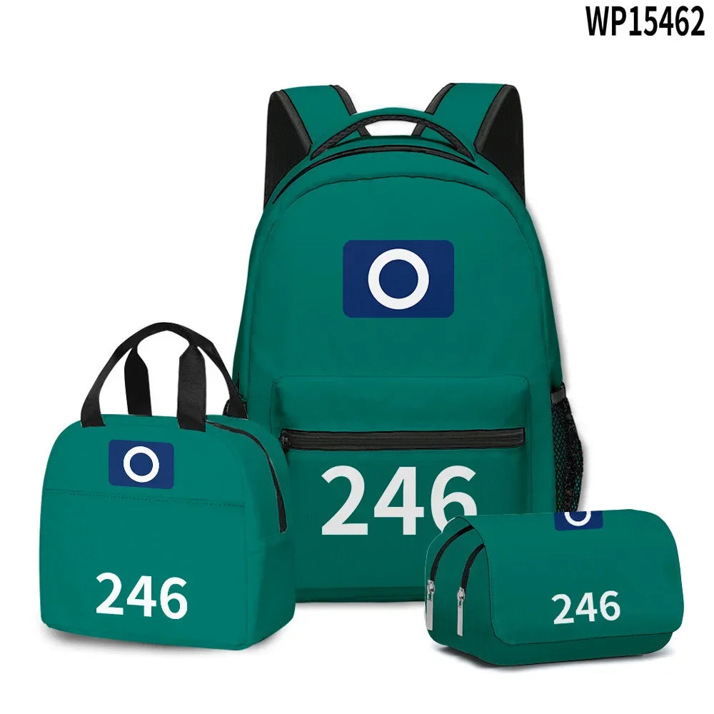 Squid Game-Inspired Backpack Set – Contestant 246