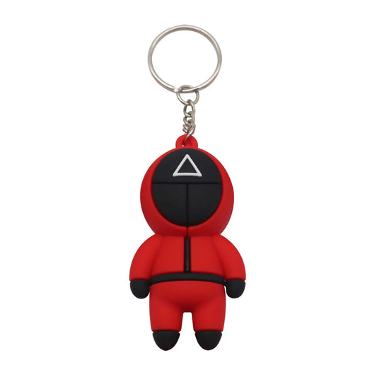 Squid Game Technical Staff Keychain - Triangle Symbol