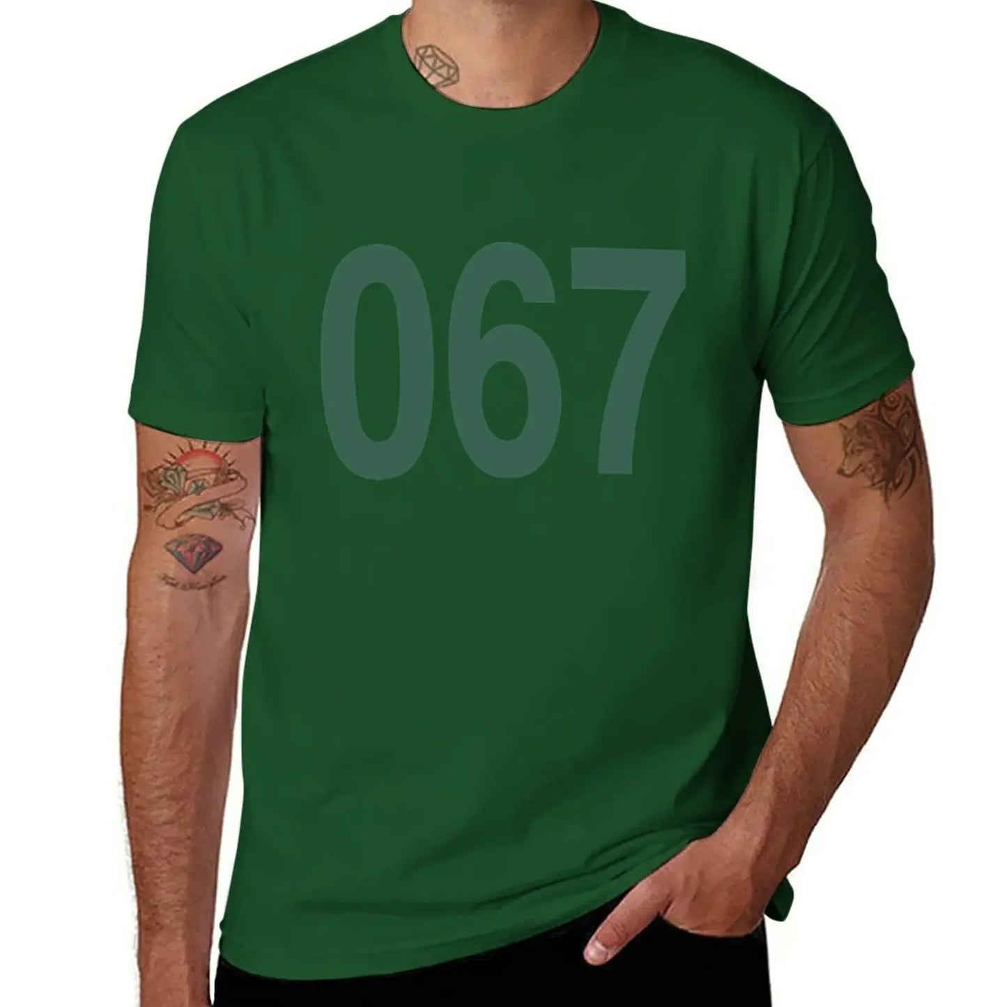 Green Squid Game T-Shirt – 067 Featuring Kang Sae-byeok