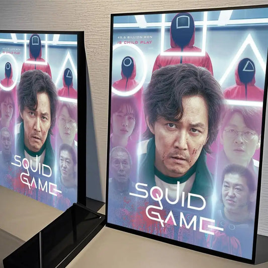 Squid Game Poster – Gi-hun & Contestants