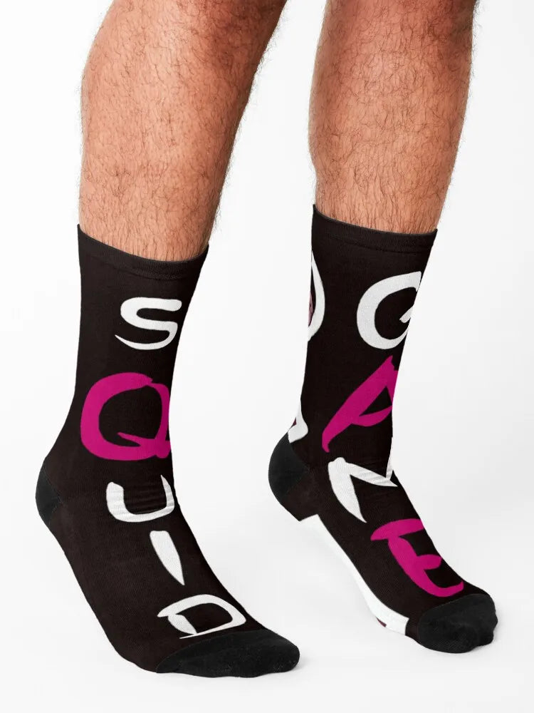 Squid Game Socks – Black Crew Socks