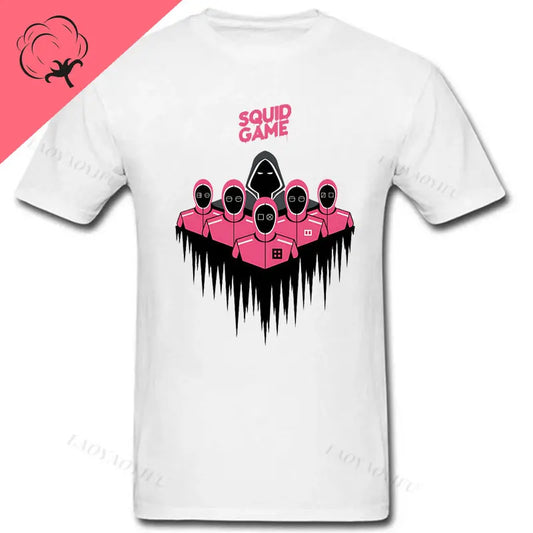 Squid Game Guards & Front Man White T-Shirt