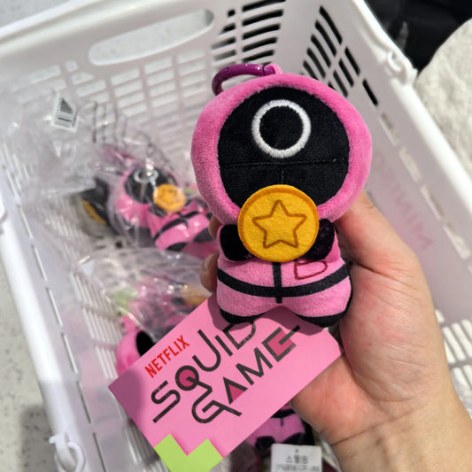 Squid Game Circle Guard Plush Keychain – Miniso x Squid Game