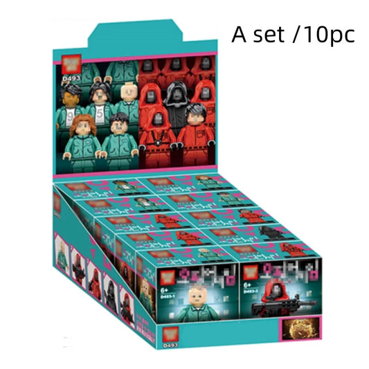 Squid Game Mini Figures Set – Complete 10-Piece Collection