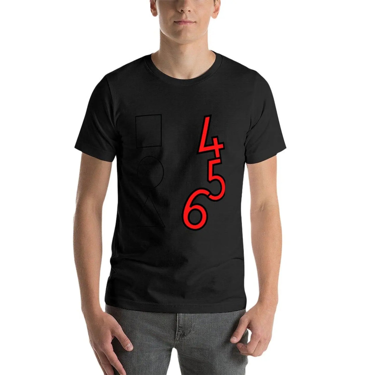 Player 456 Black T-Shirt – Squid Game