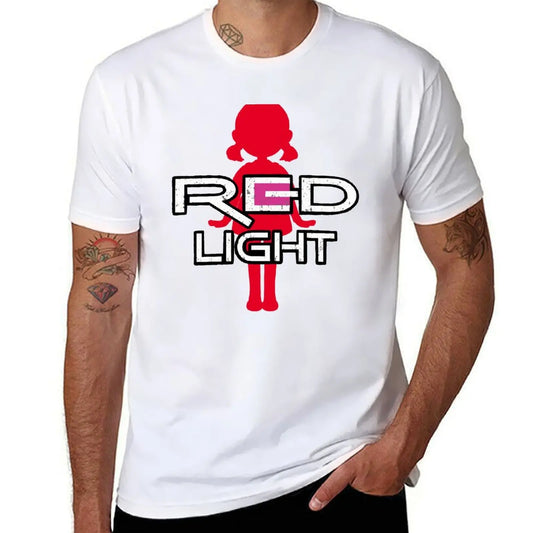 Squid Game T-Shirt - Red Light, Green Light Doll - White