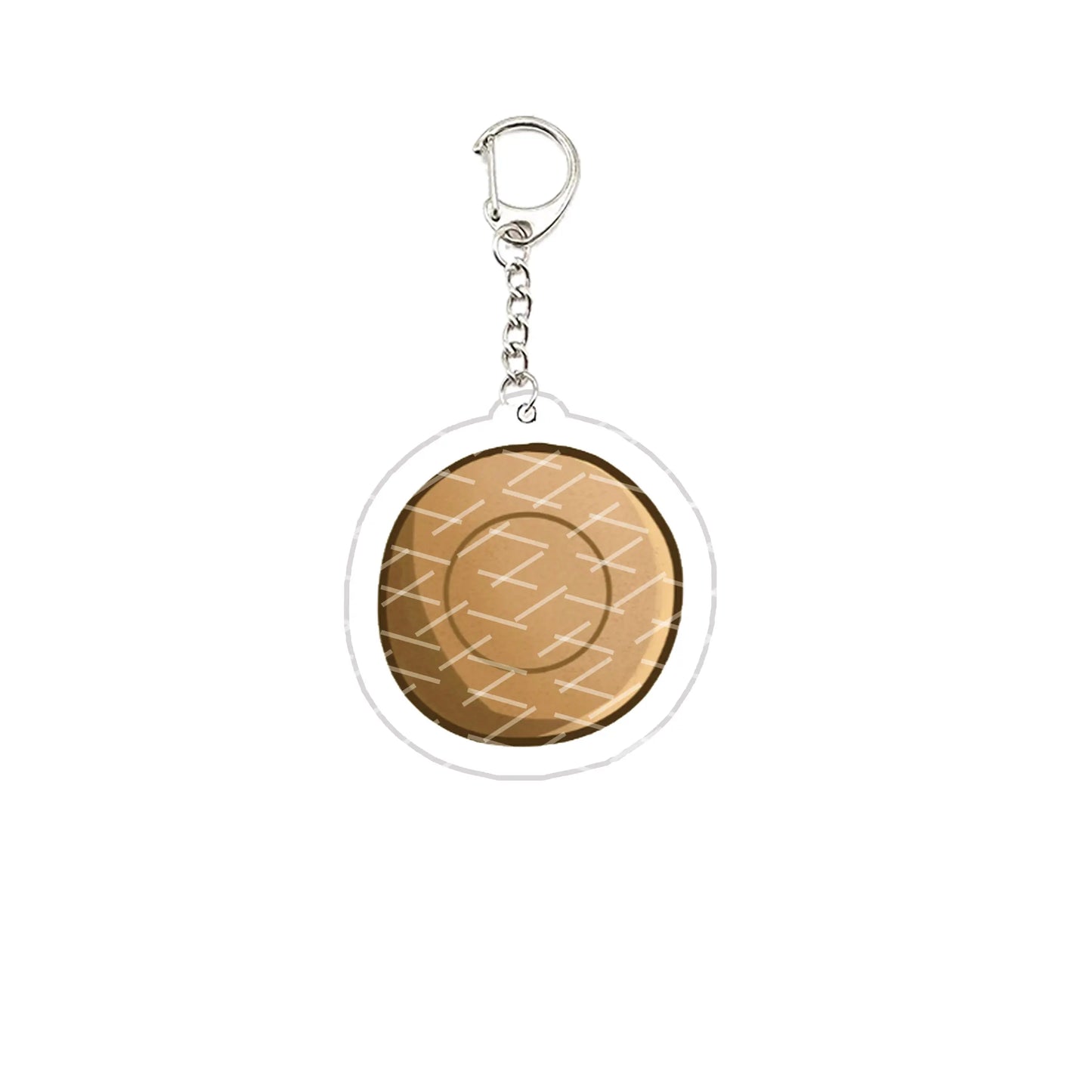 Squid Game Dalgona Candy Keychain – Circle Shape