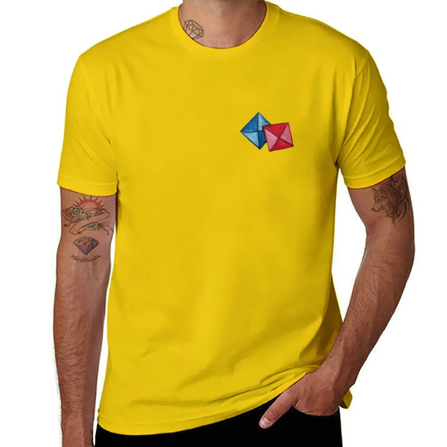 Yellow Squid Game T-Shirt - Red and Blue Envelopes