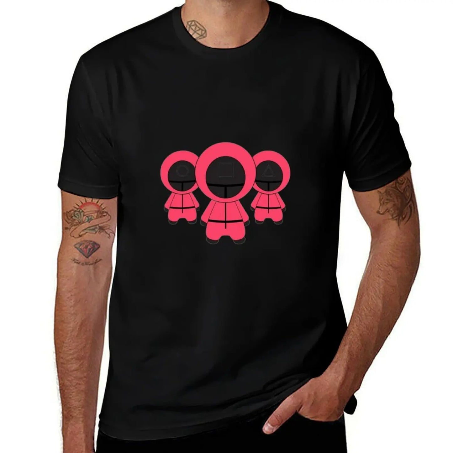 Squid Game Guard T-Shirt - Black