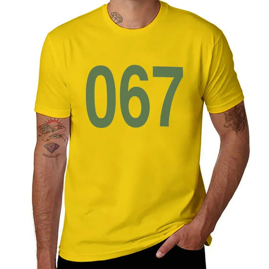 Yellow Squid Game T-Shirt – 067 Featuring Kang Sae-byeok