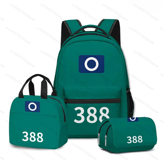 Squid Game-Inspired Backpack Set – Contestant 388