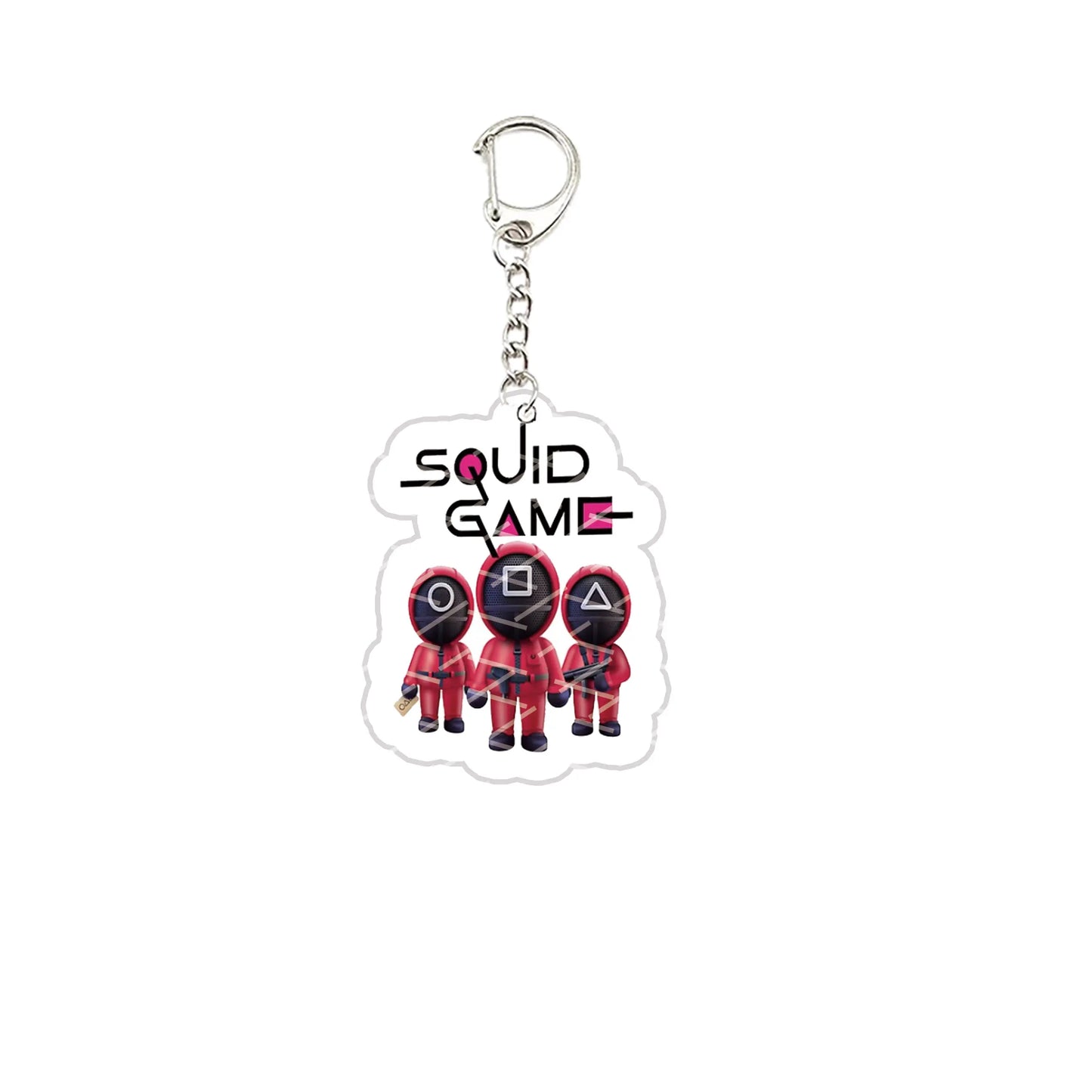 Squid Game Masked Guards Keychain